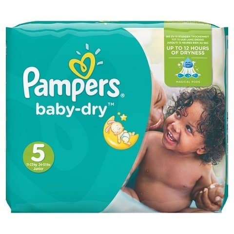 pallets Pampers Baby Dry Size 5